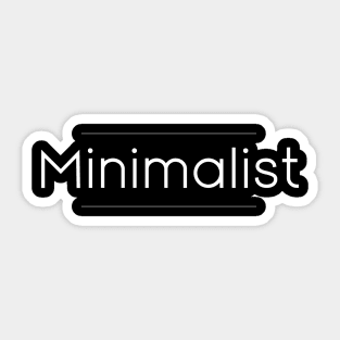 Minimalist Sticker